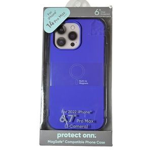 Protect Onn MagSafe Compatible Phone Case‎ for iphone 14 pro - blue